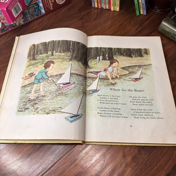 VTG 1973 A Child's Garden Of Verses Robert Louis Stevenson Poetry Book - Picture 7 of 10